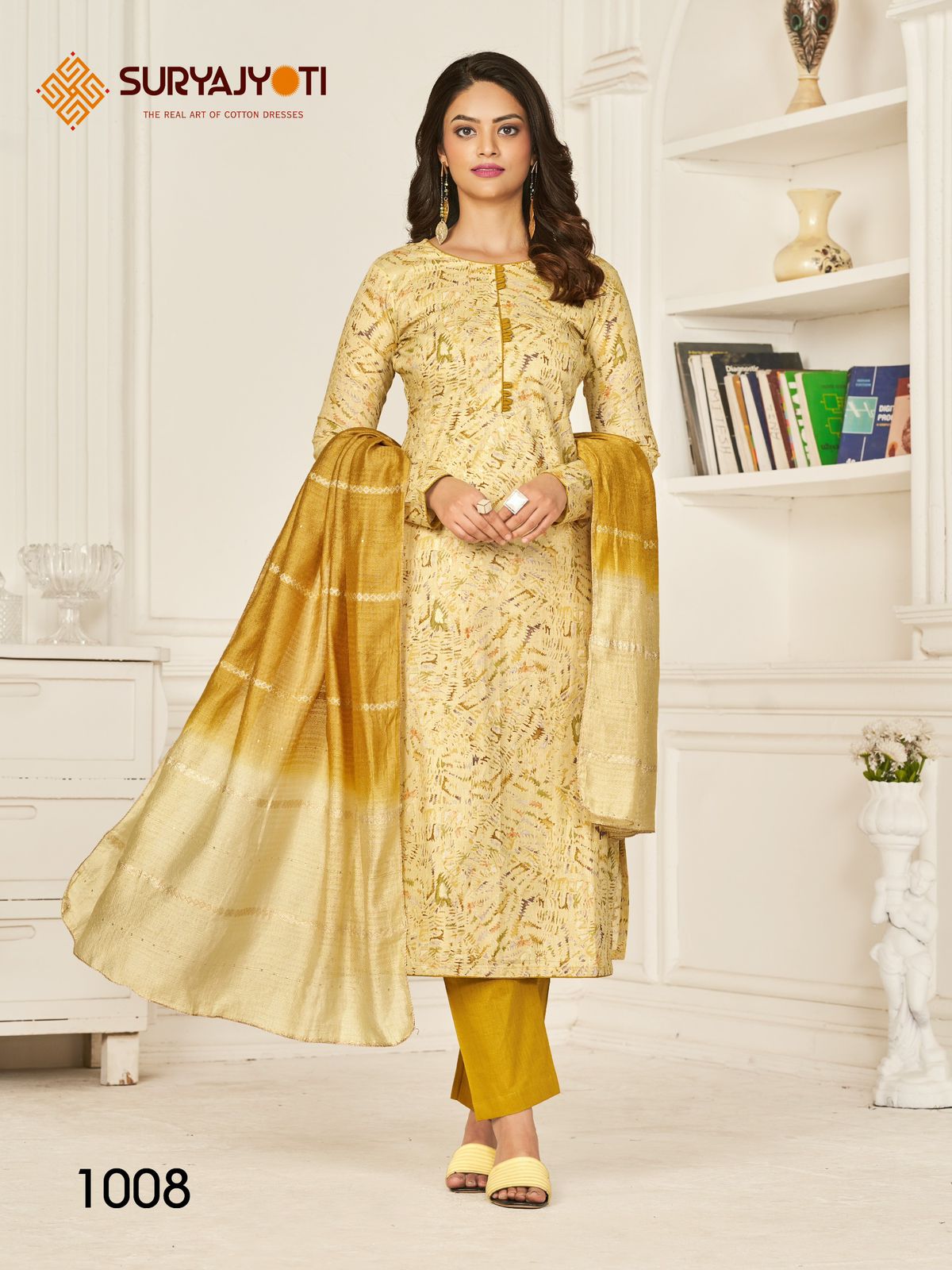 Prachi Vol 1 By Suryajyoti Printed Cotton Dress Material Wholesale Market In Surat
